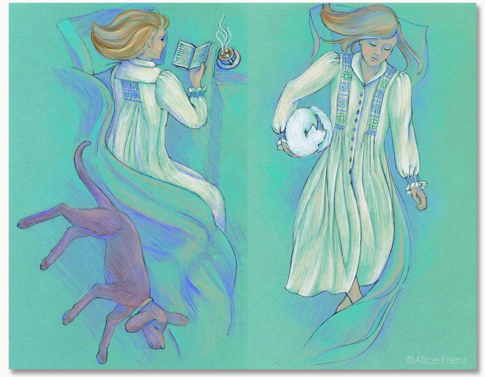 alice-frenz-smocked-nightgown-illustrations-digital-pastel-Corel-painter